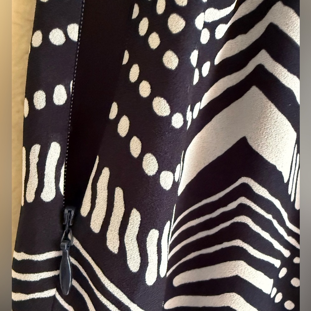 J. Crew Navy and White Chevron Maxi Dress - Picture 12 of 12